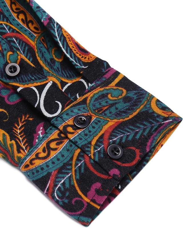 Bellstone Men's Cotton Blend Full Sleeve Printed