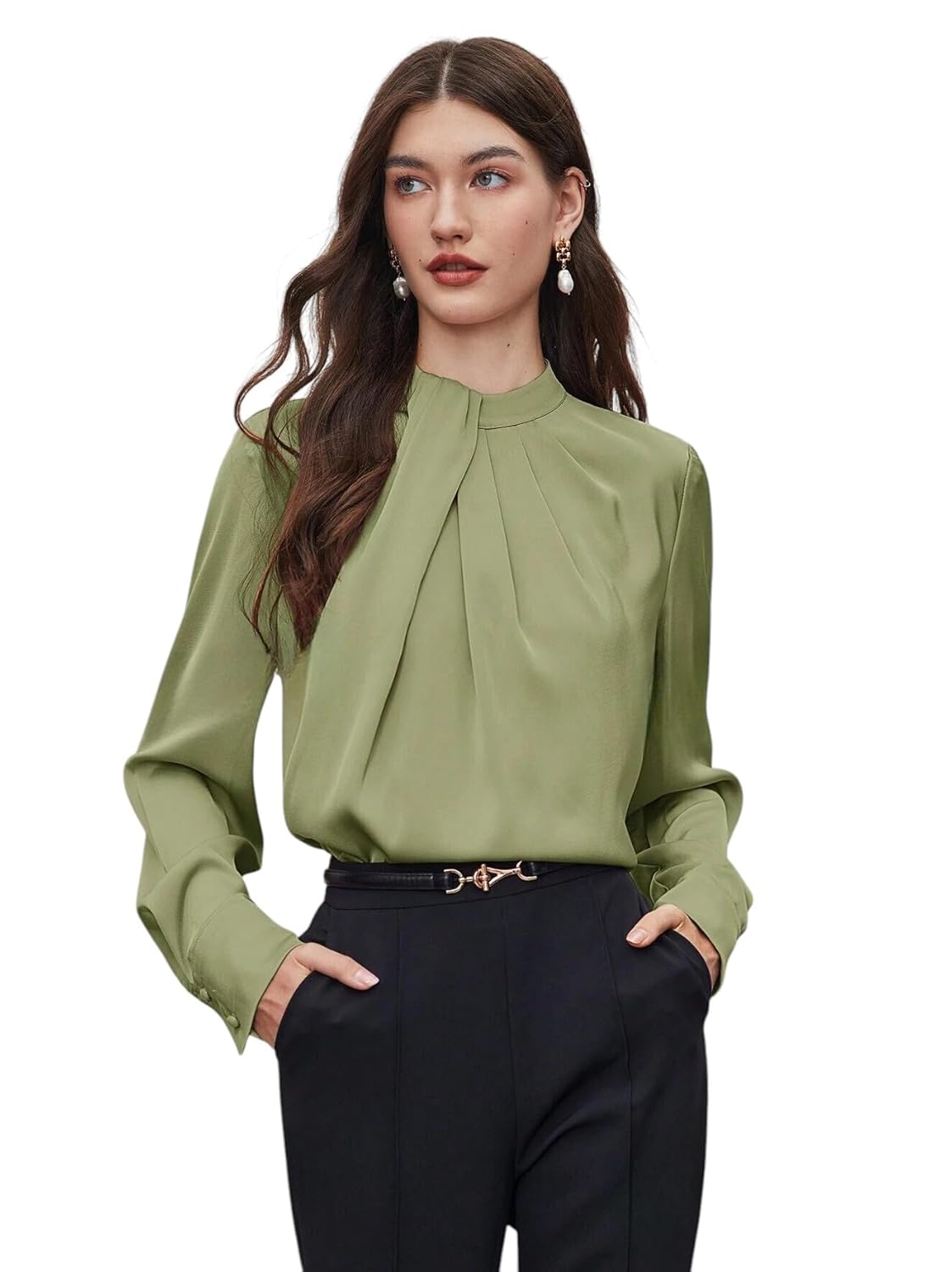 LITZO Top for Women Regular Fit Latest Stylish Office Wear Western Top (T-L-01-04)