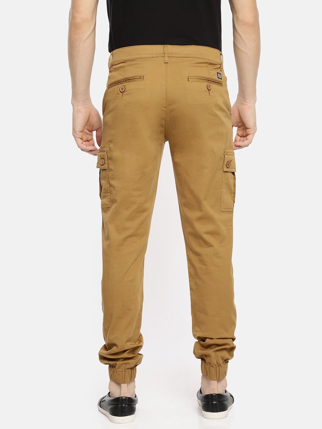 The Indian Garage Co Men's Slim Fit Mid Rise Cargo Pant