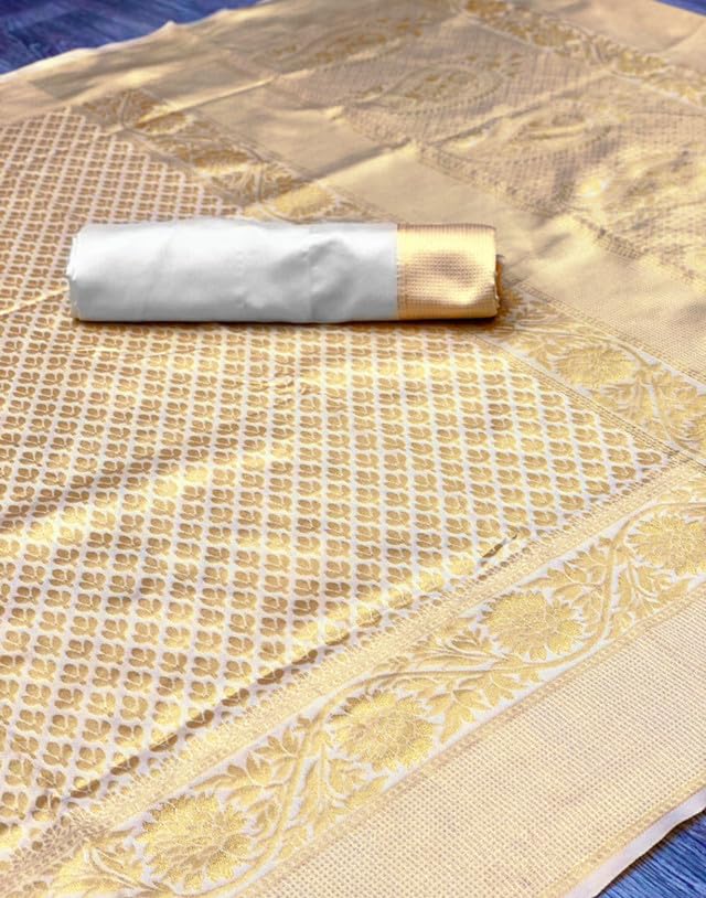 Women's Kanjivaram Soft Silk Blouse Piece For Wedding