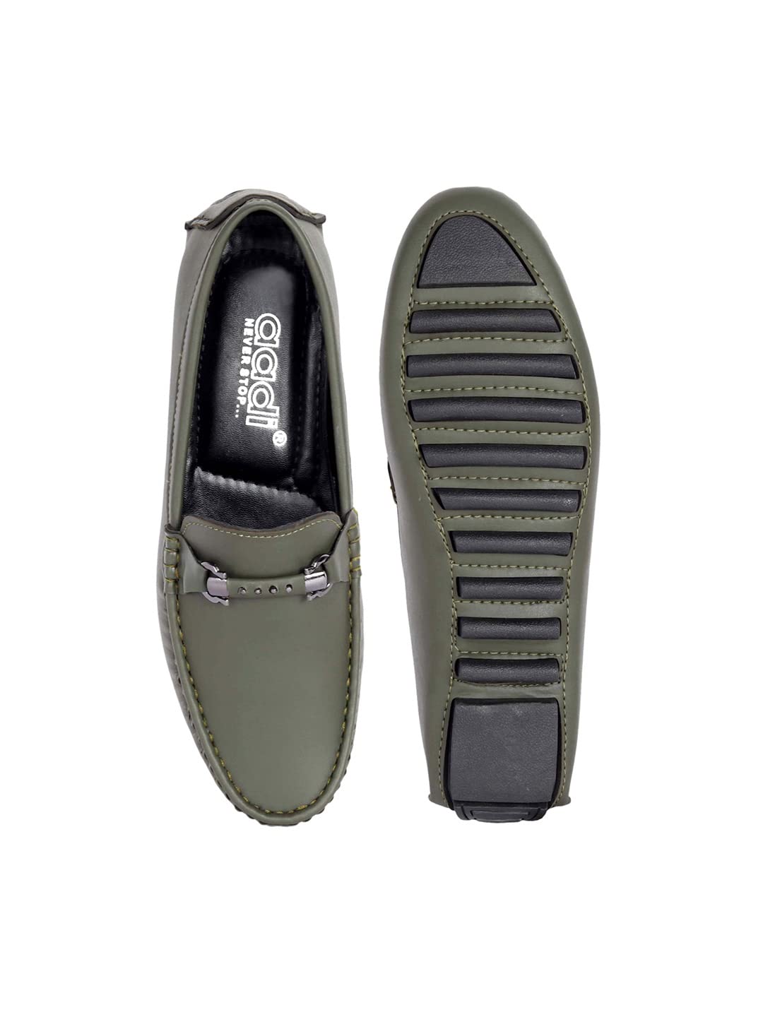 AADI Men's Synthetic Leather Outdoor Loafer Shoes - alphahostel.in