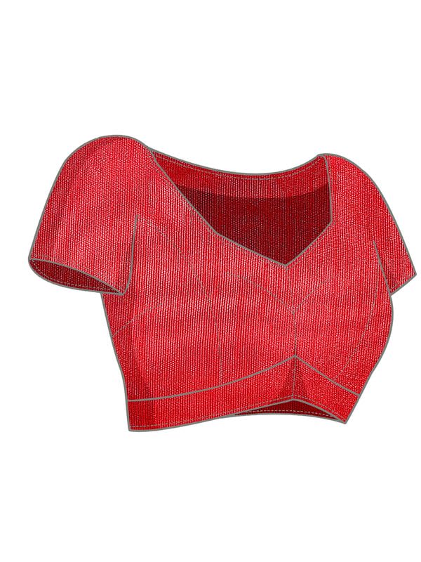 Women's Lace & Printed Chiffon Saree