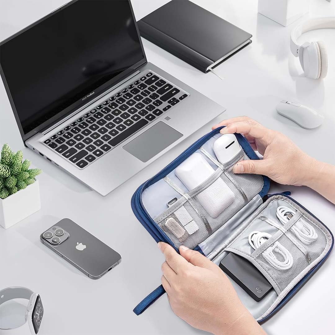 Elfora Cable Organizer Pouch | Travel Organiser Bag