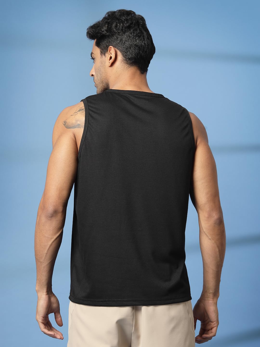 CHKOKKO Tank Tops Sleeveless T-Shirt for Men Cotton