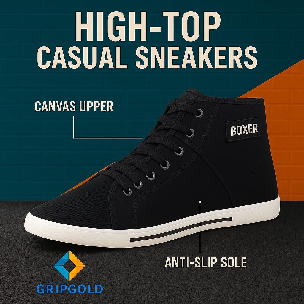 GRIPGOLD Boxer Stylish Sneakers for Men & Boys - alphahostel.in