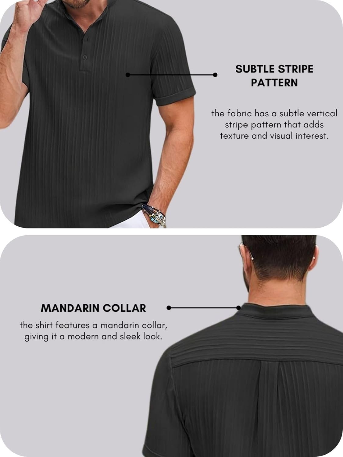 GRECIILOOKS Shirt for Men | Mens Casual Shirt