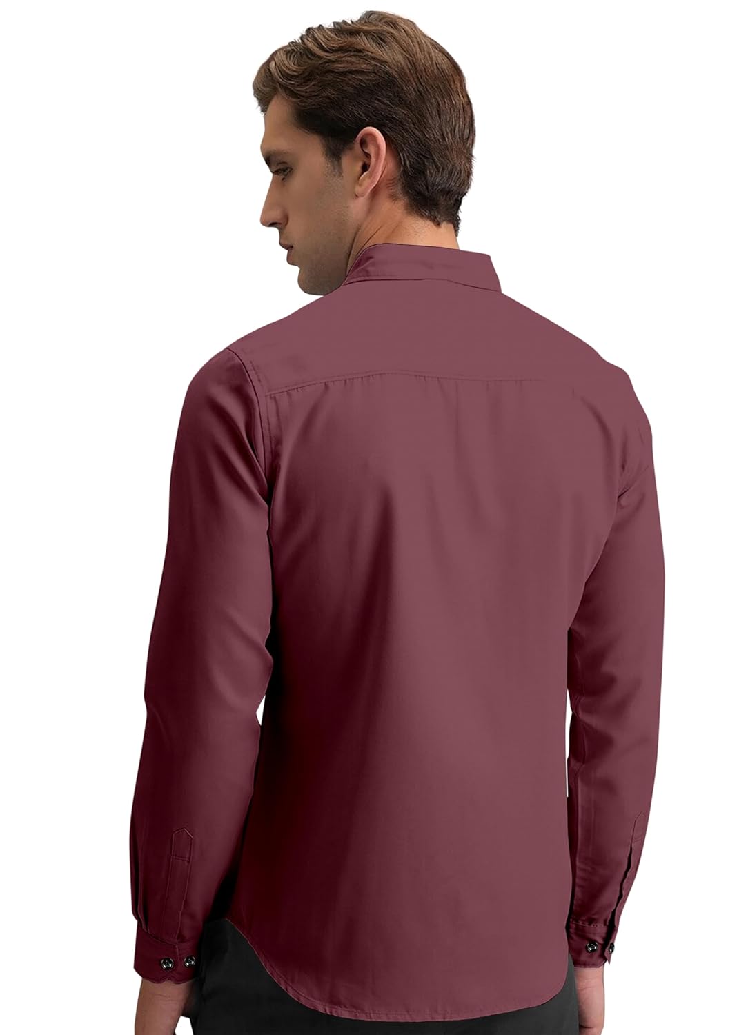 Shirt's Collection Solid Pattern Shirt(Contrast - Parent)