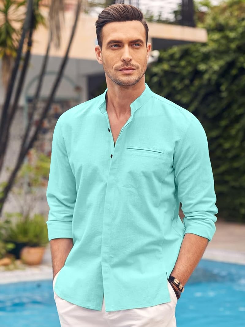 Bellstone Men's Solid Regular Fit Shirt