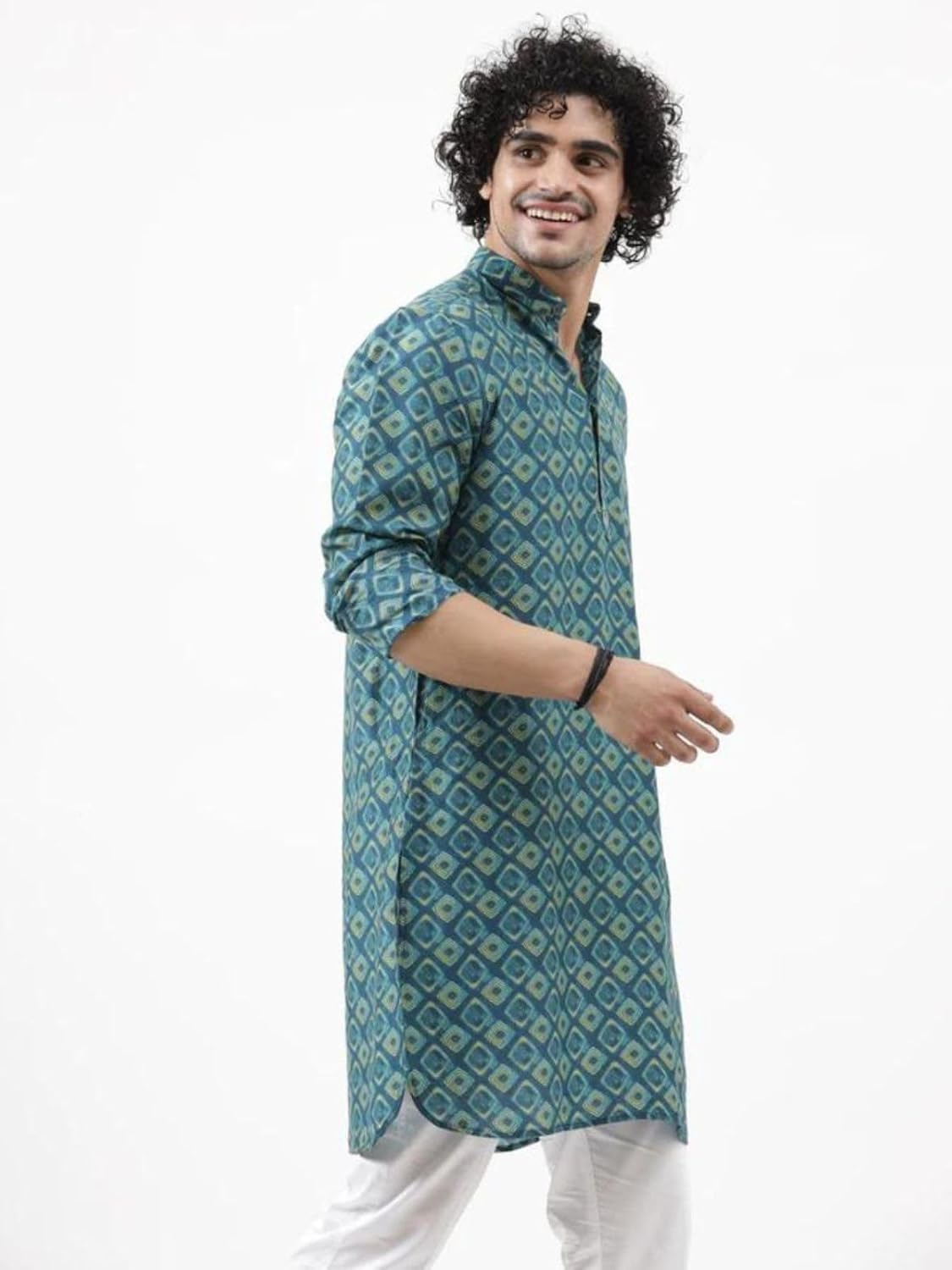 DHRUVI TRENDZ Rayon Kurta Set for Men | Men's Kurta