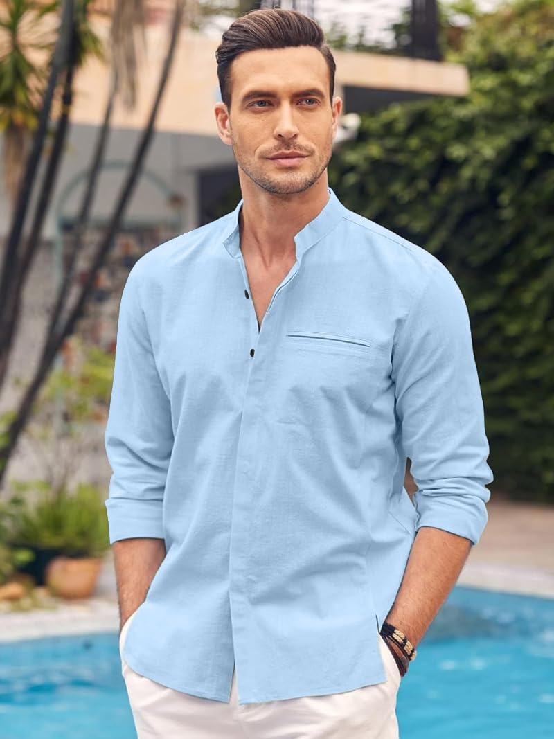 Bellstone Men's Solid Regular Fit Shirt