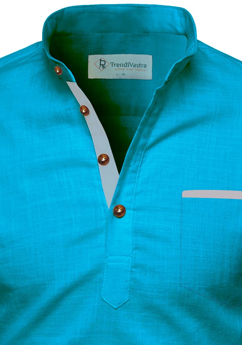 TrendiVastra Men's Cotton Blend Fabric Full Sleeve