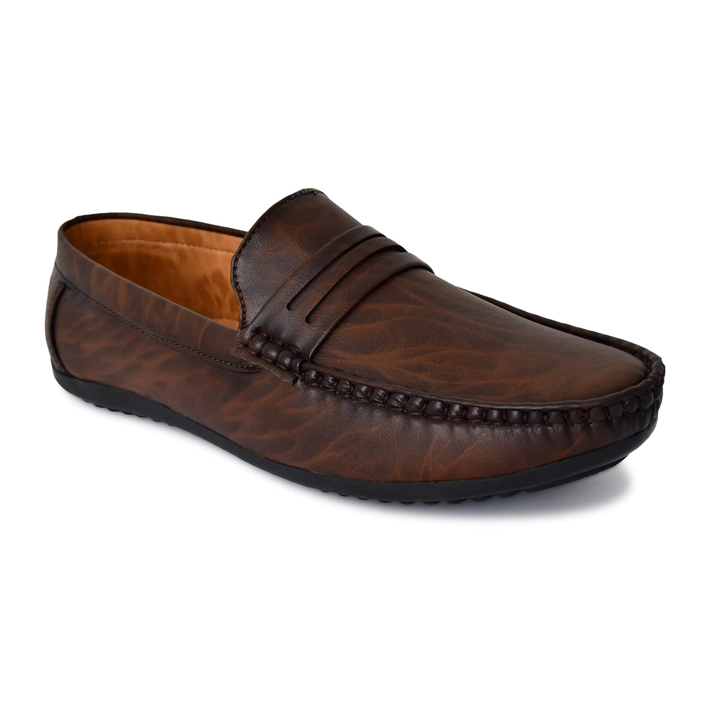 Karaddi Loafer for Men's Shoes Tan Brown Black Shoe - alphahostel.in