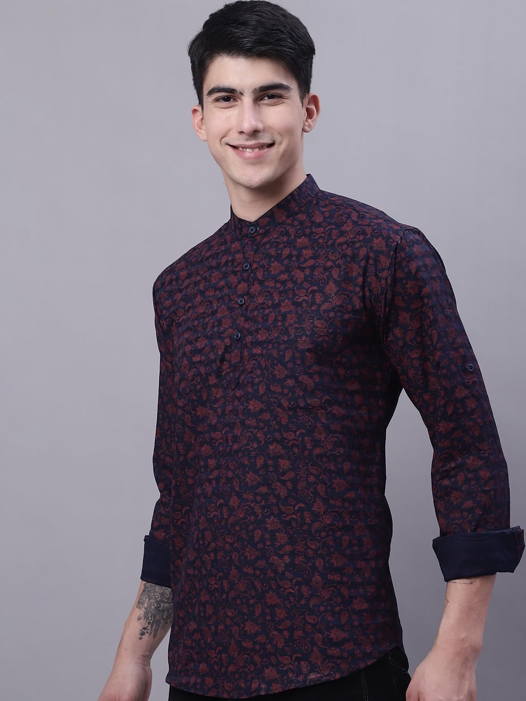 Majestic Man Men's Cotton Regular Fit Short Floral