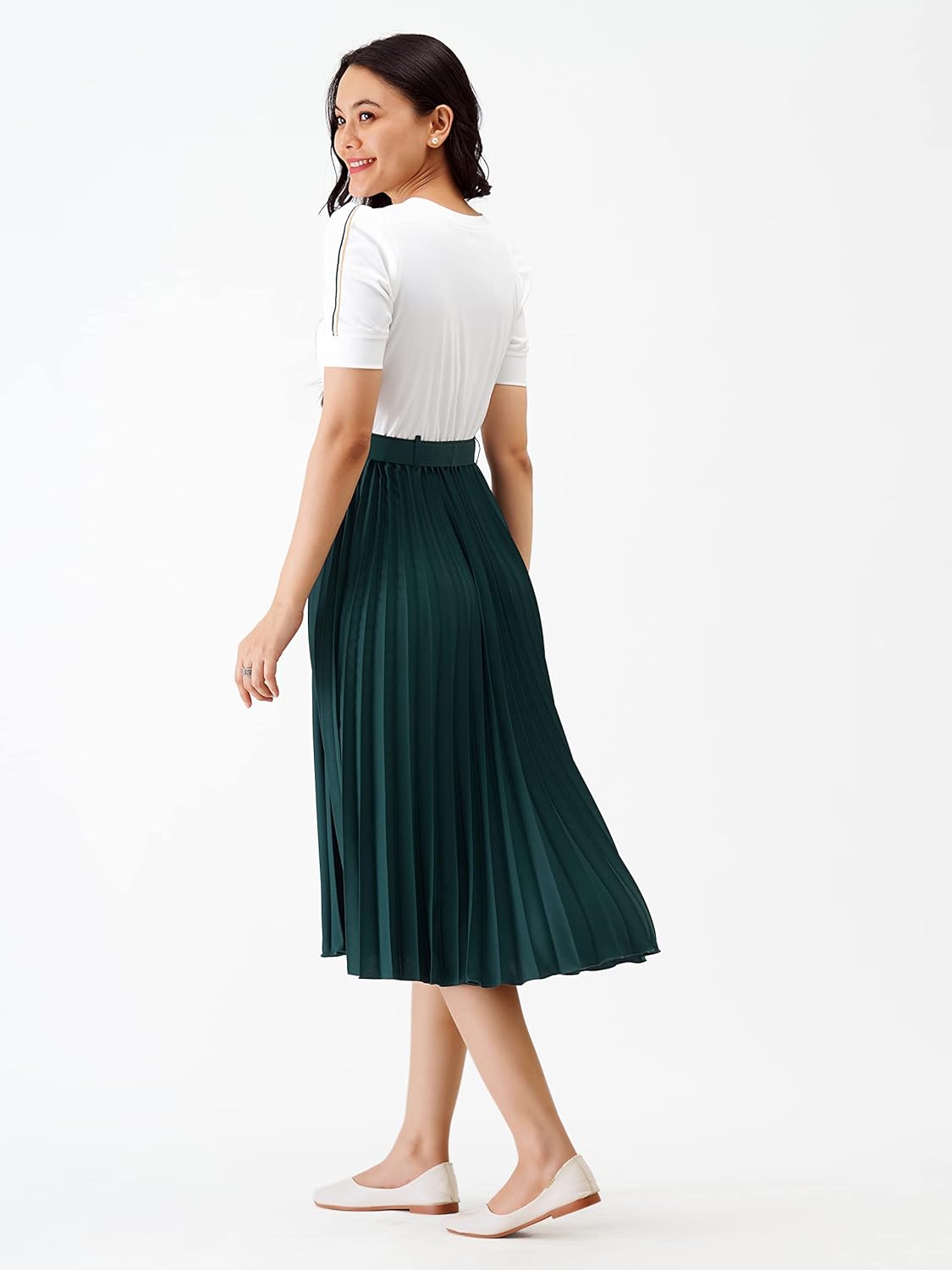 AASK Women Fit& Flare Polyster Solid Dress for Women