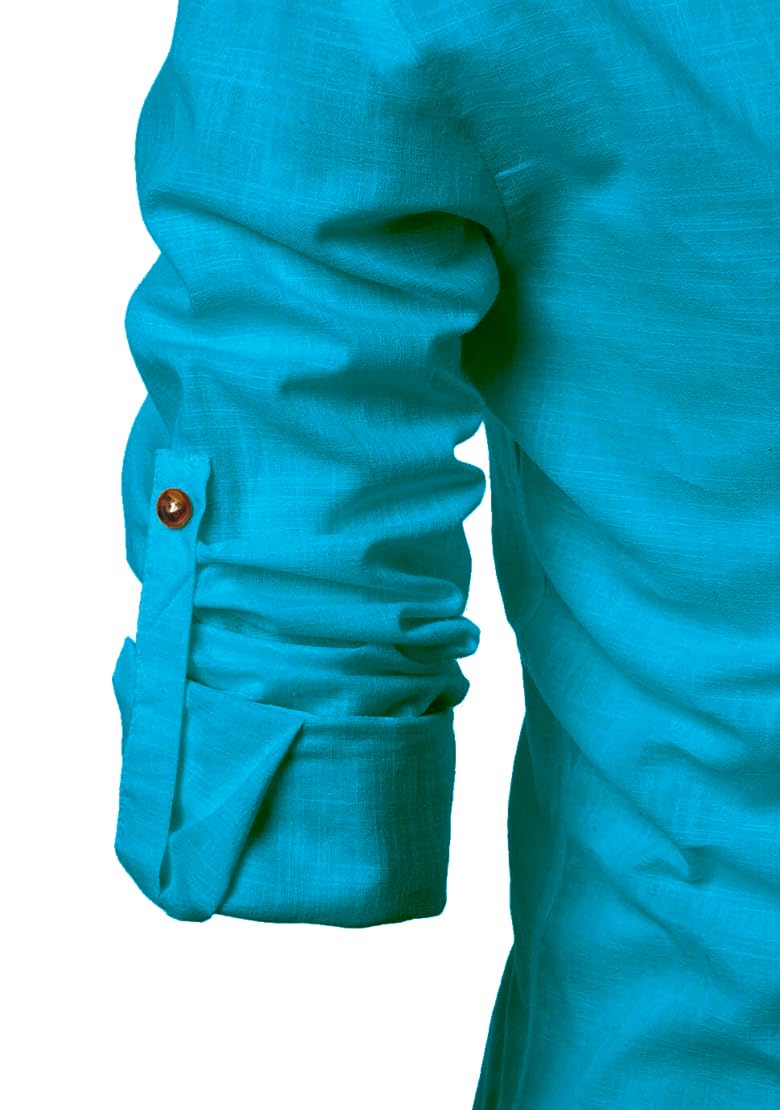 TrendiVastra Men's Cotton Blend Fabric Full Sleeve