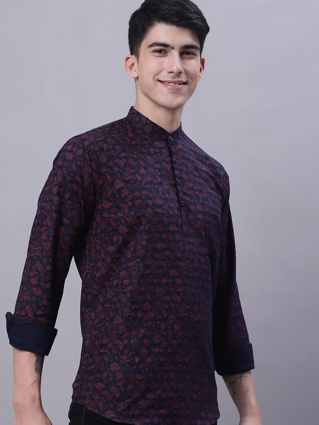 Majestic Man Men's Cotton Regular Fit Short Floral