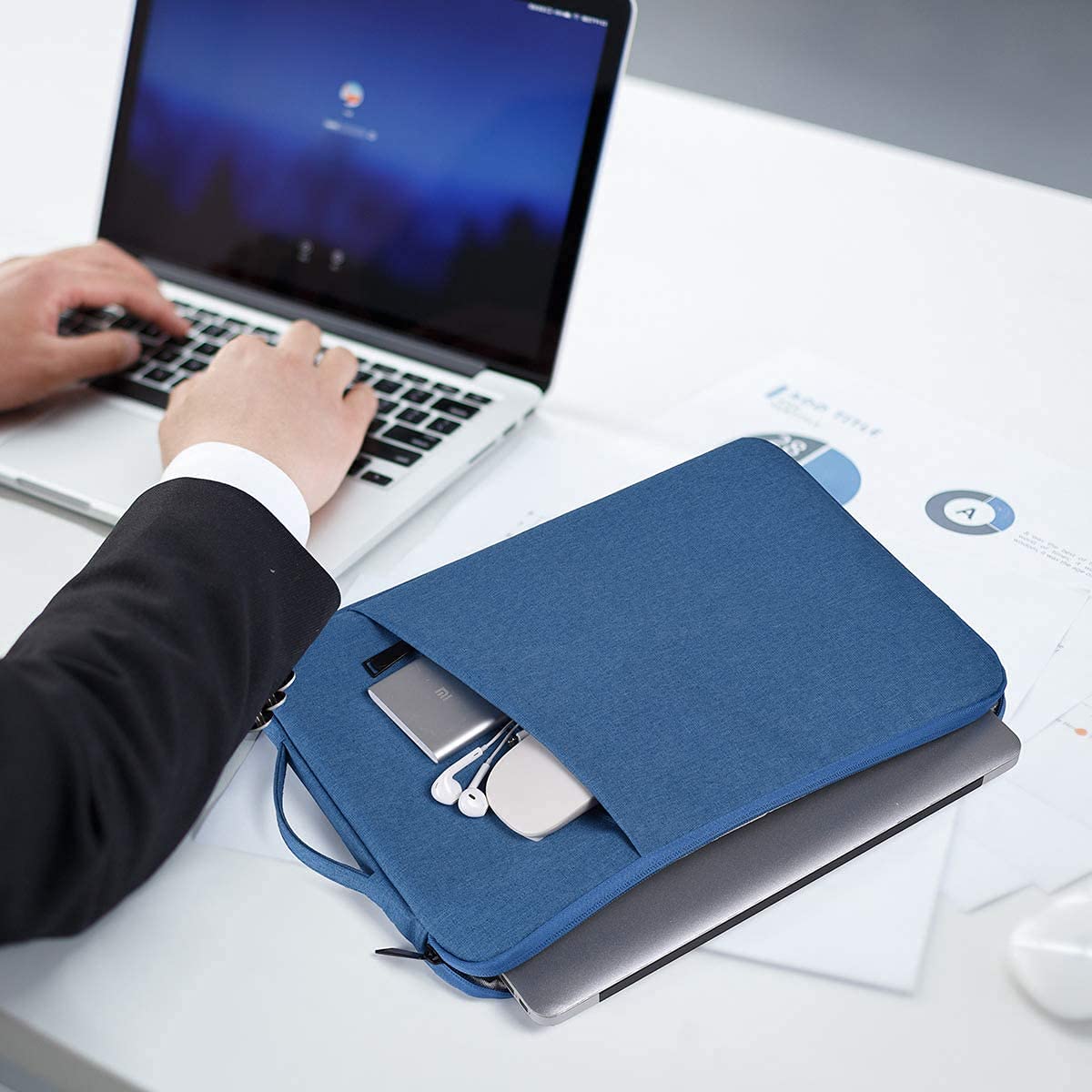 Dynotrek Zipper 14 inch Laptop Sleeve Case