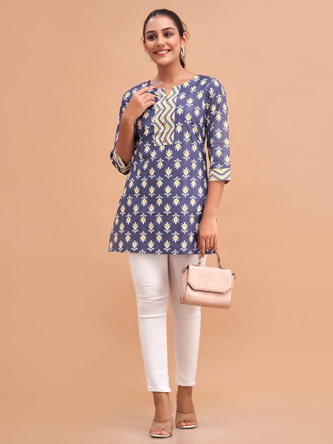 Women Cotton Printed Short Kurti | Short Kurti