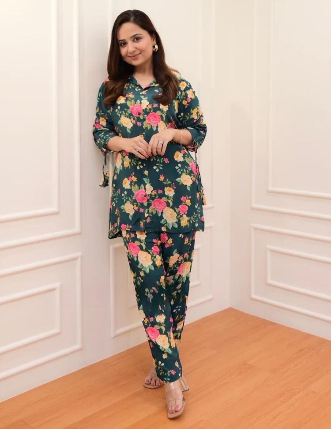 GRECIILOOKS Anarkali Kurta-Set for Women