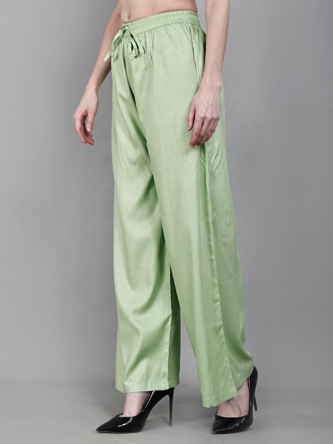 Women's and Girls Viscose Rayon Regular Fit Palazzo