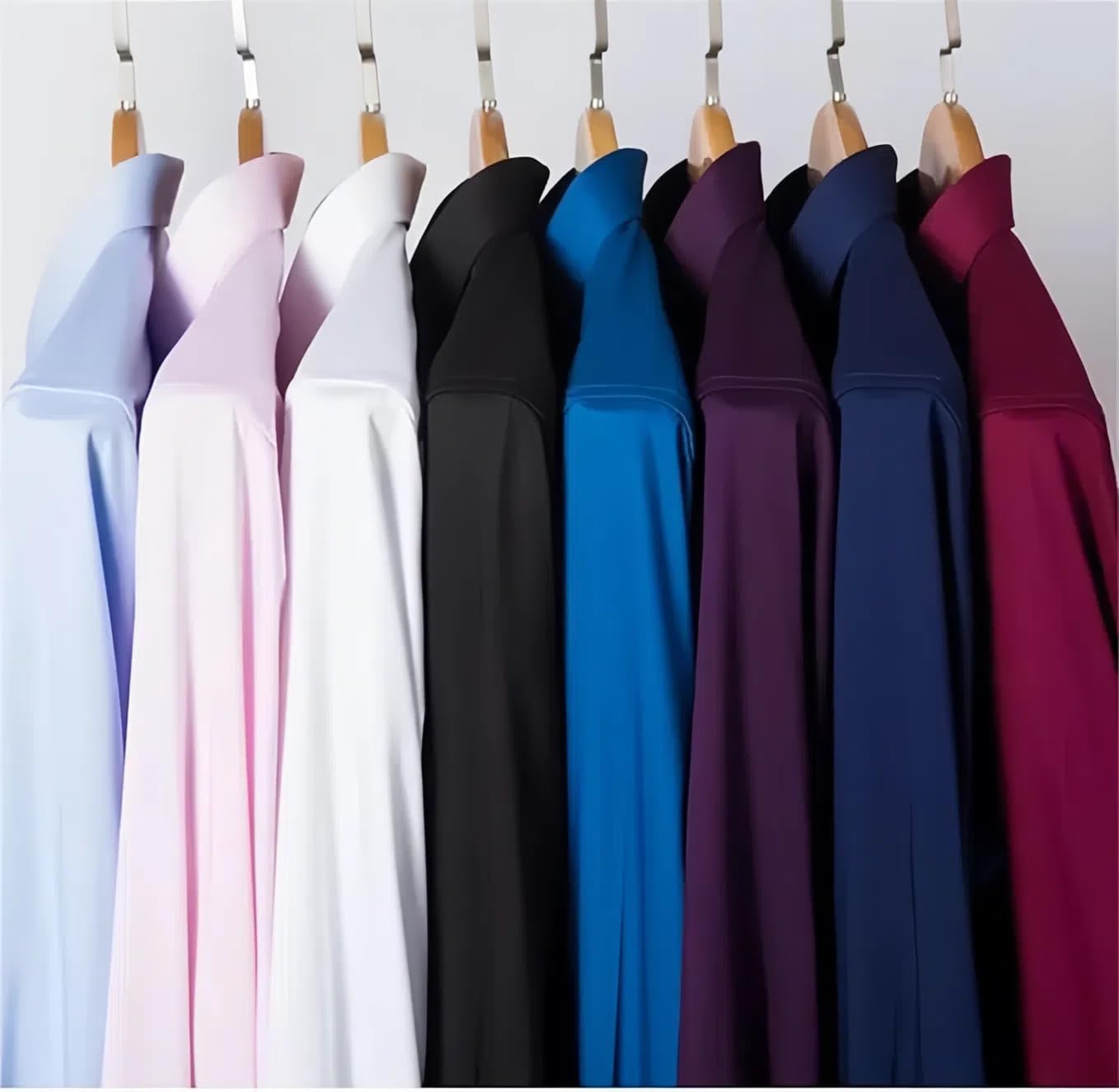 IndoPrimo Men's Stylish Solid Satin Casual Shirt