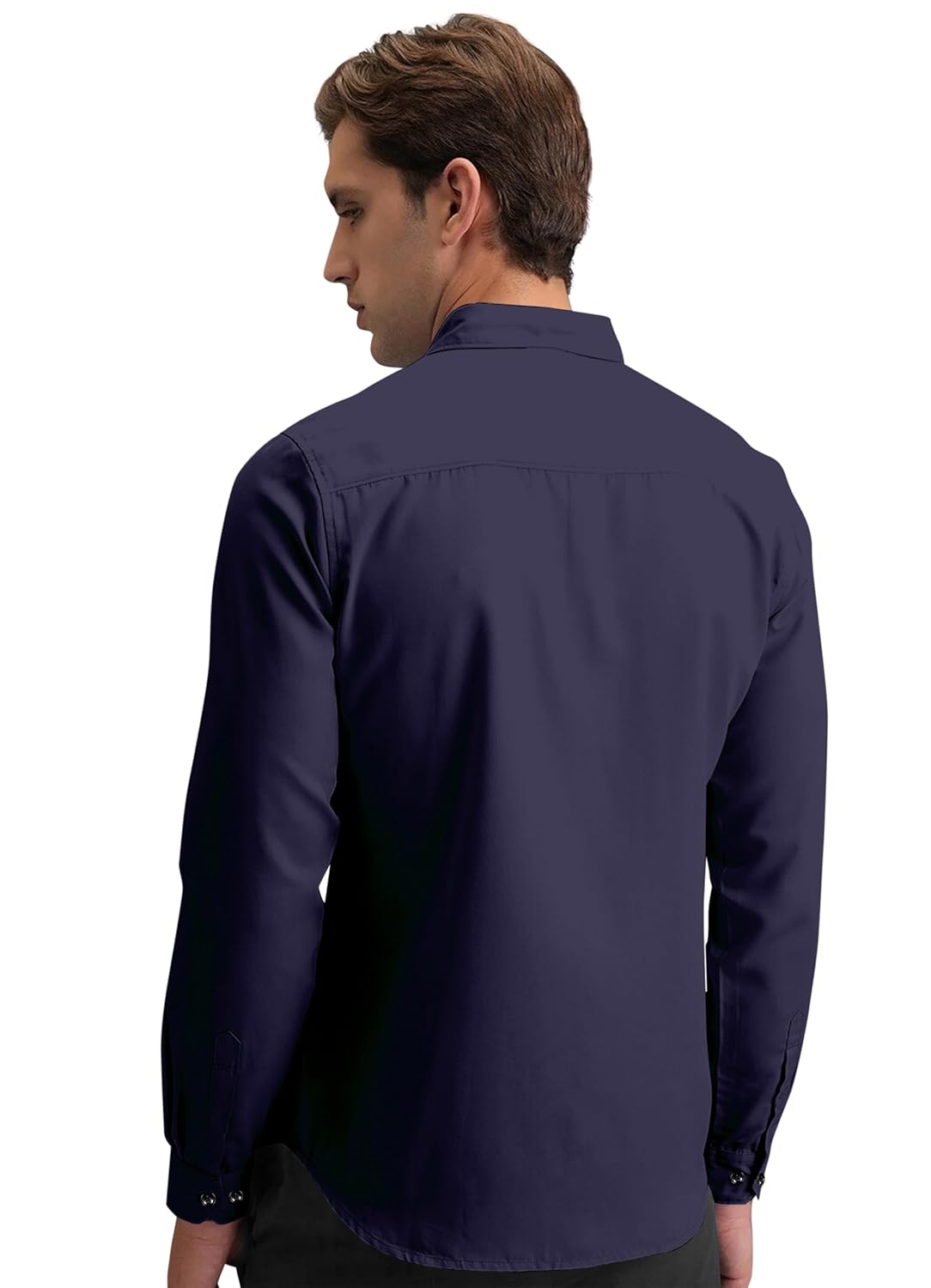 Shirt's Collection Solid Pattern Shirt(Contrast - Parent)