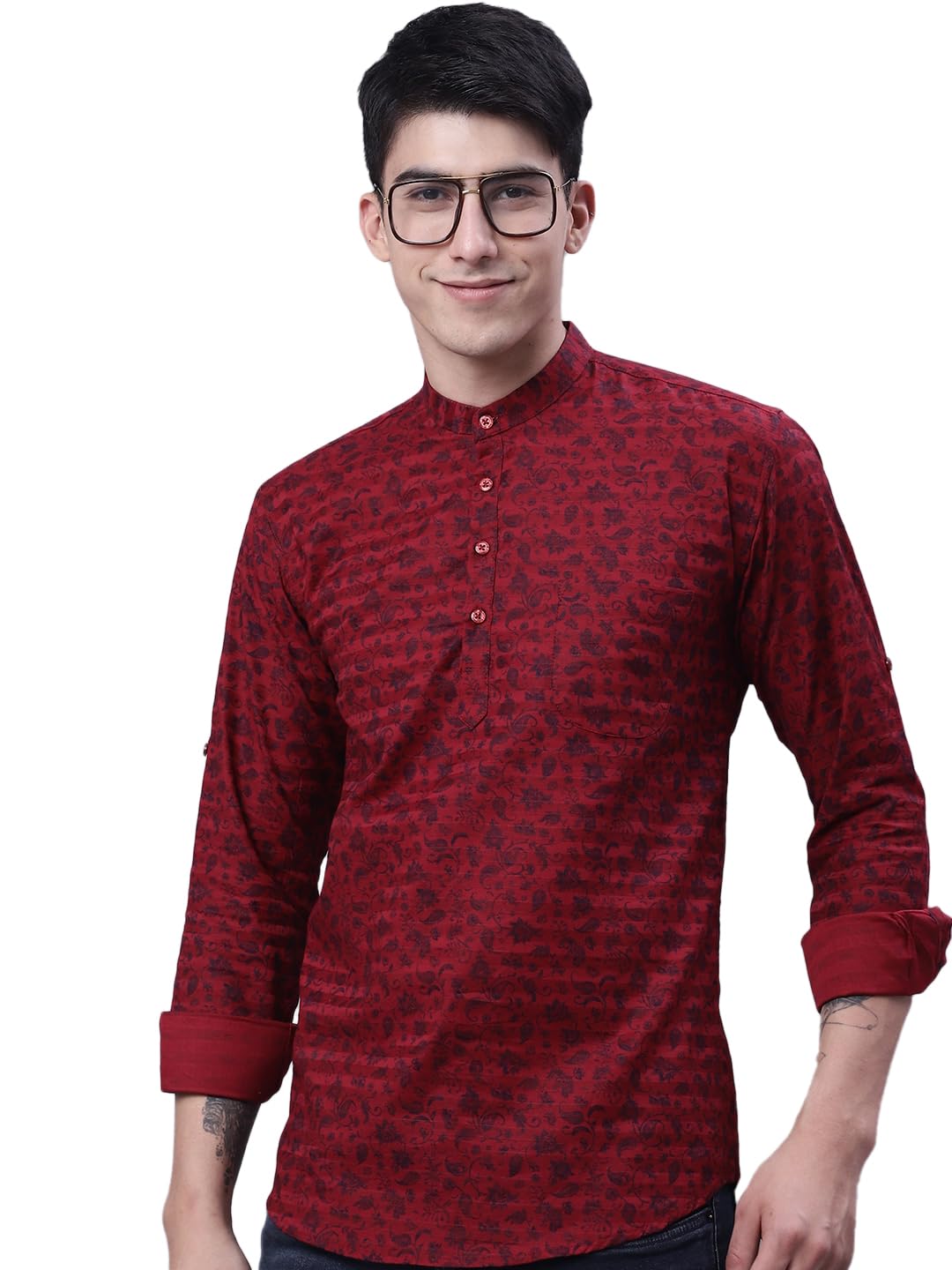 Majestic Man Men's Cotton Regular Fit Short Floral
