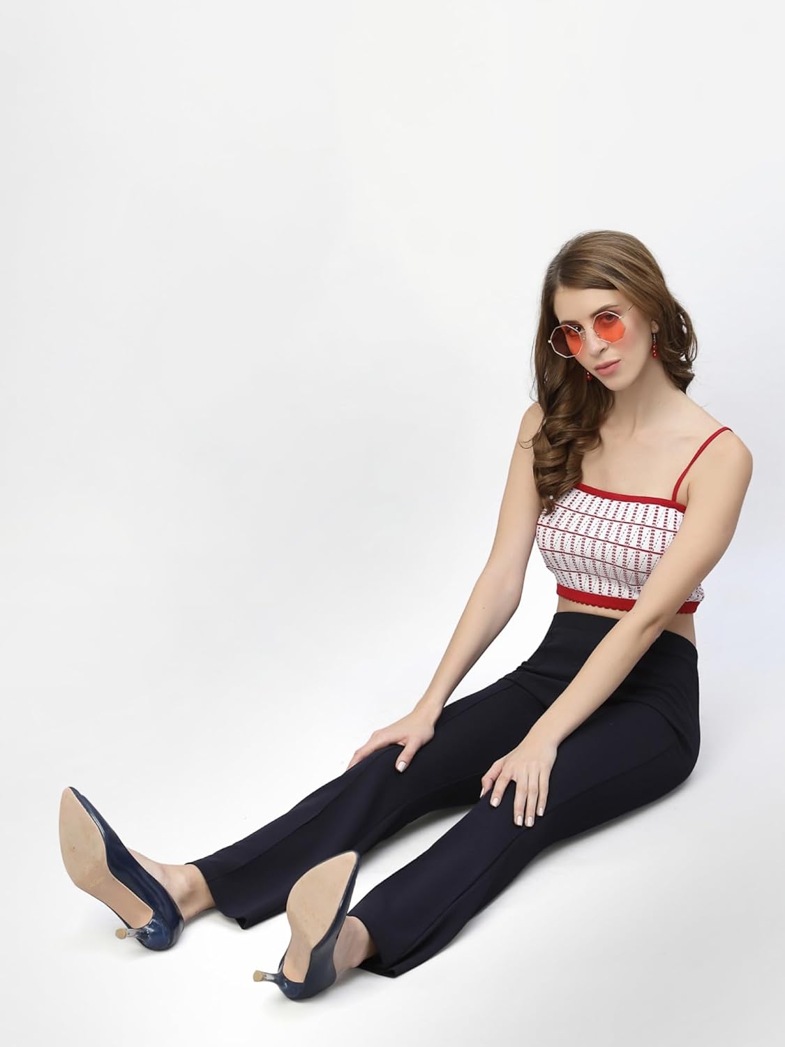 POPWINGS Casual Solid Regular Fit Solid Trouser