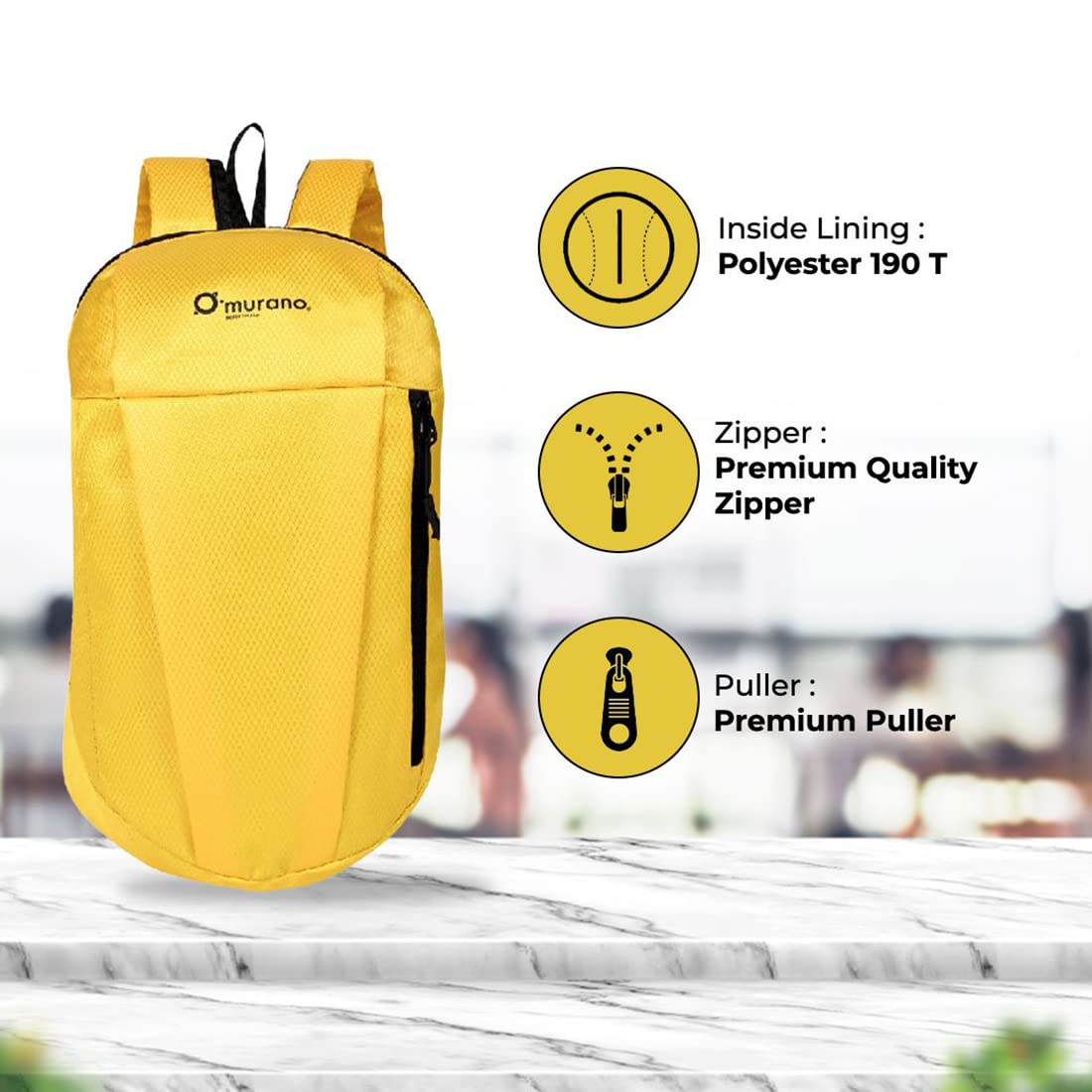 Murano Louis 10ltr Small Casual day backpack