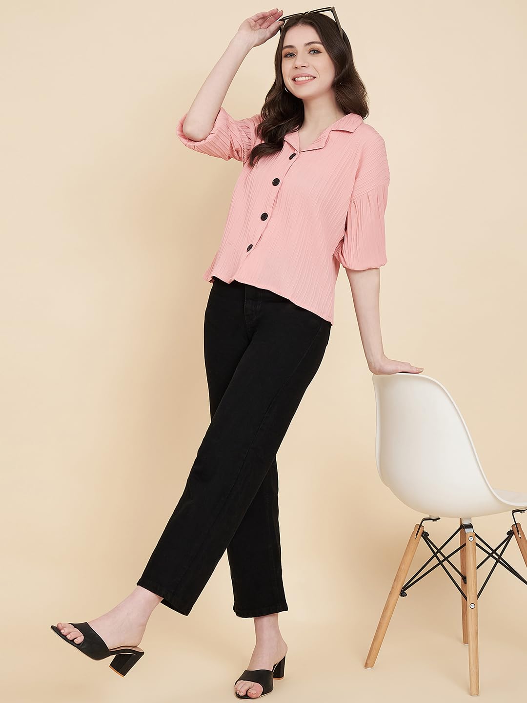 VAIRAGEE Women Cotton Blend Striped Pattern