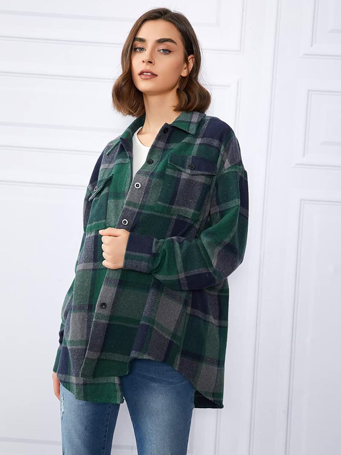 Trendy Queen Women's Printed Straight Mandarin Neck Shirt for Women's | Tops for Woman Shirts | Shirt for Women Stylish Western (SD778_S)