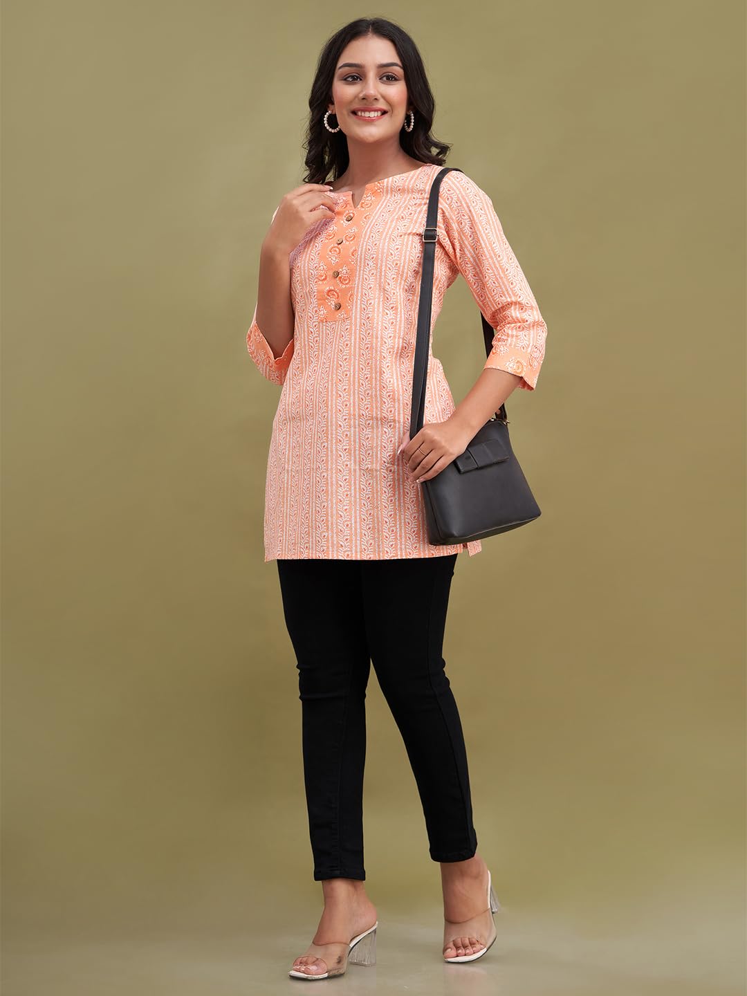 Women Cotton Printed Short Kurti | Short Kurti