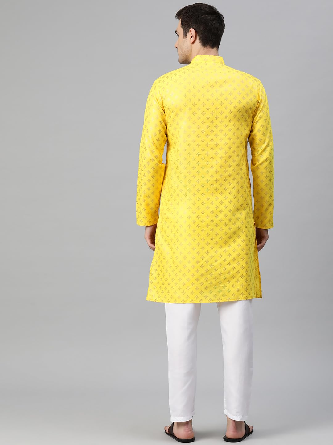 Luxrio Kurta for Men Cotton Blend Printed Regular Fit