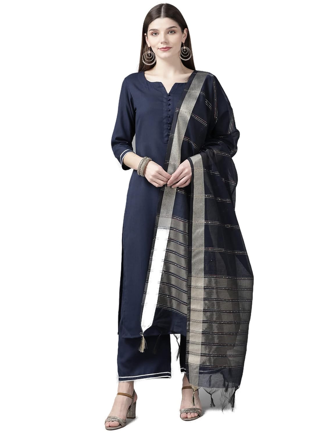 INDO ERA Women's Rayon Woven Design Dupatta