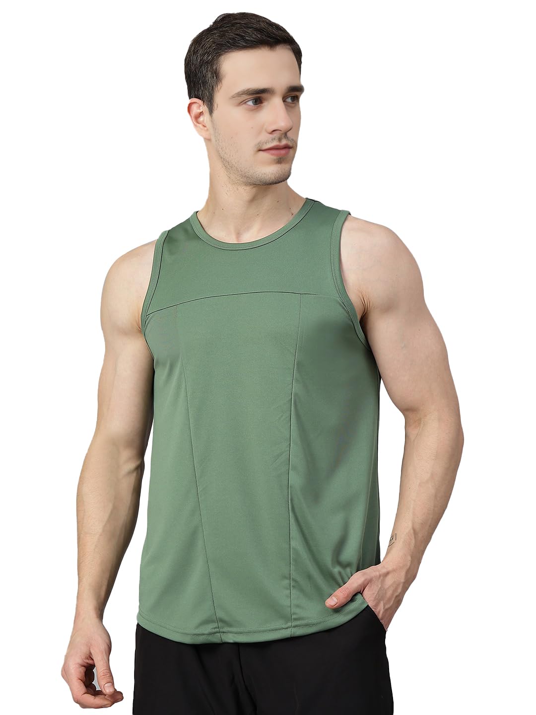 CHKOKKO Tank Tops Sleeveless T-Shirt for Men Dry Fit