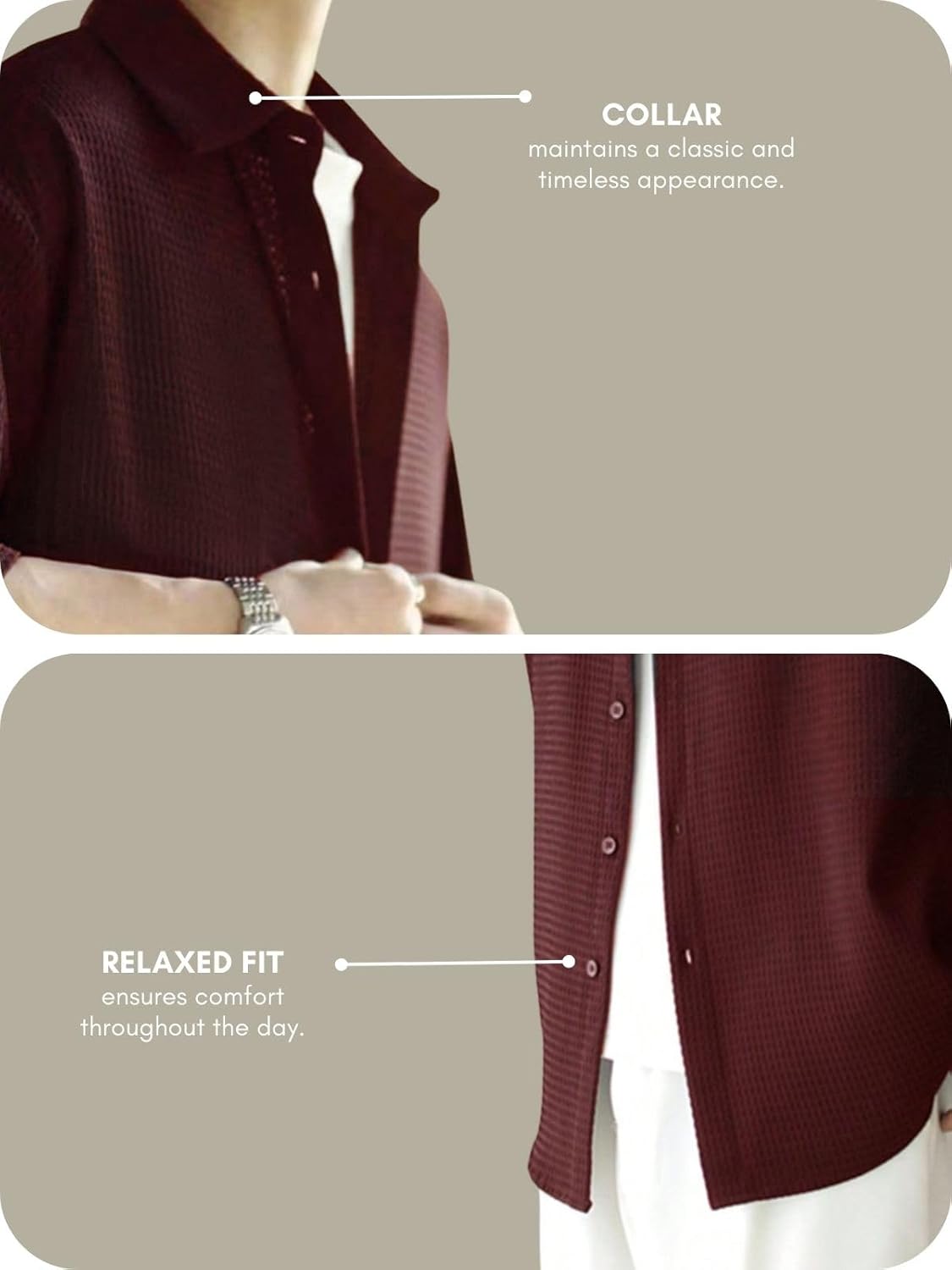 Leriya Fashion Men's Solid Regular Fit Shirt