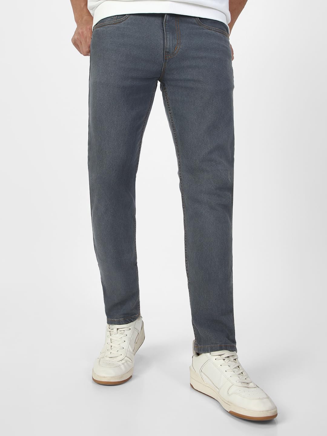 Urbano Fashion Men's Slim Fit Washed Jeans Stretchable