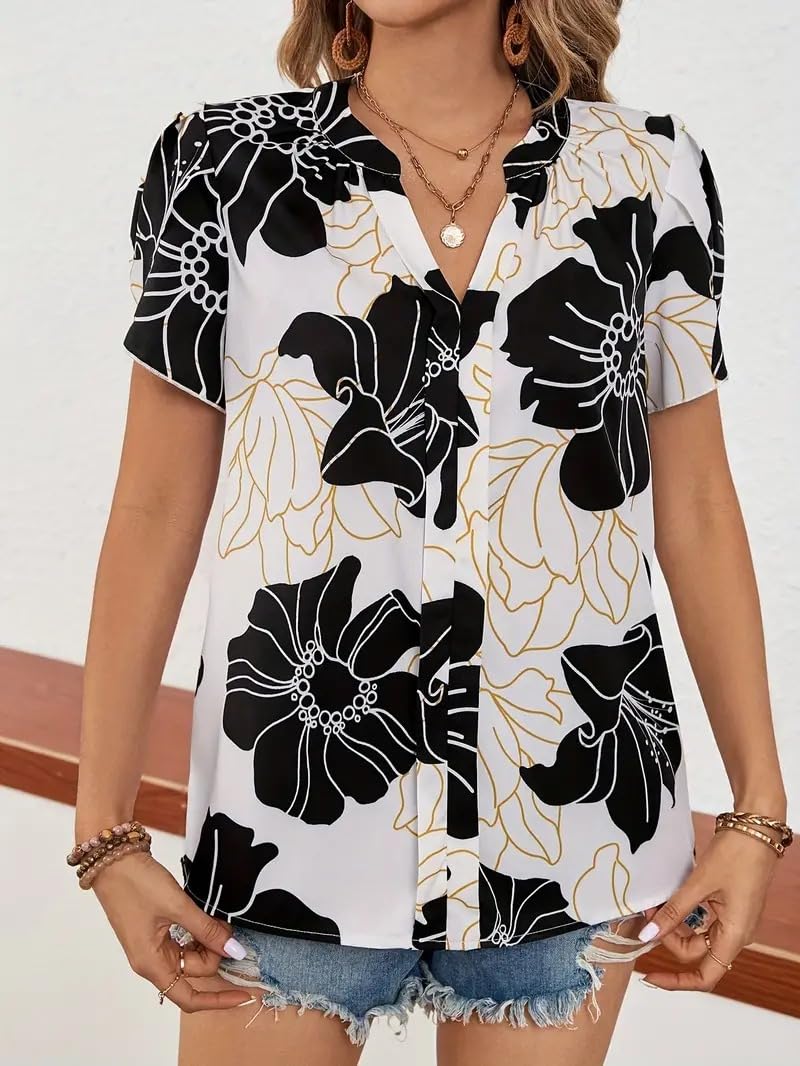 DEIDAD Women's Floral Regular Fit Shirt
