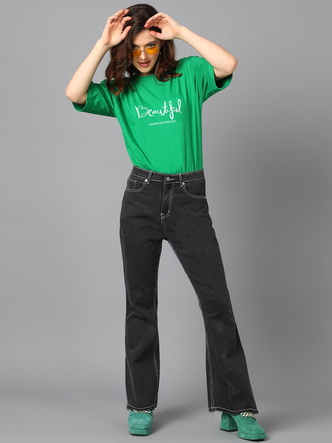 KOTTY Women Cotton Casual Fit Tribal Printed T-Shirt | Cultural Motifs | Unique Boho Casual