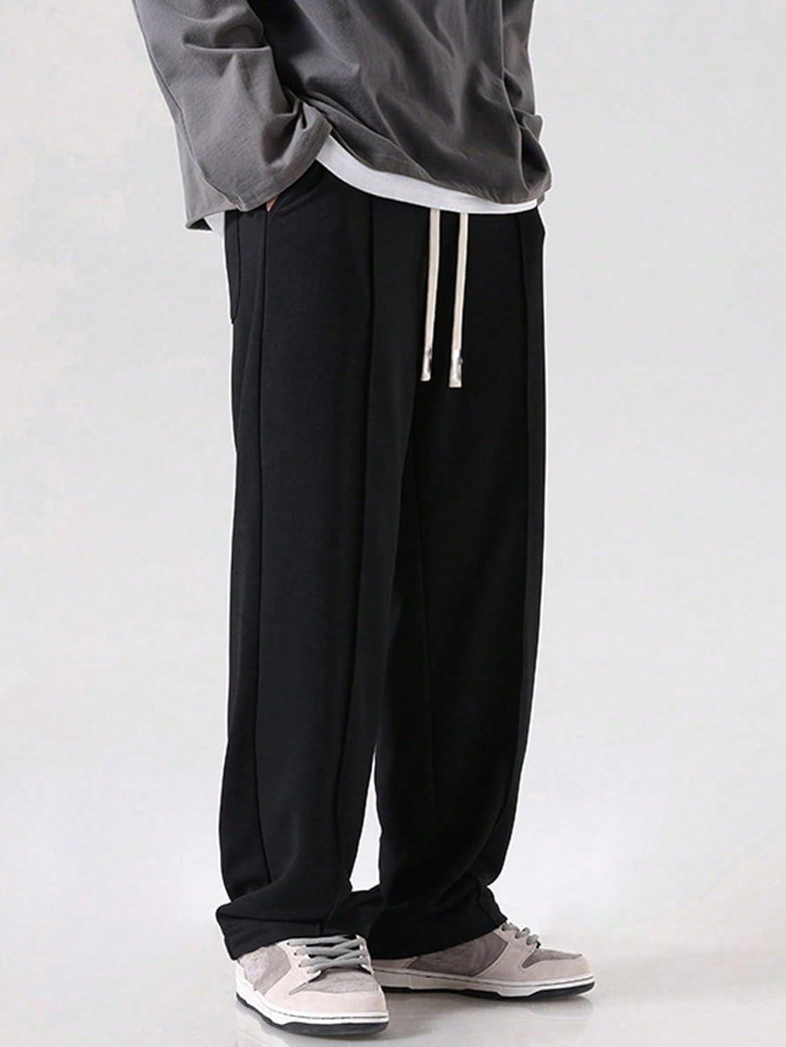 Mehrang White Loose Fit Track Pant for Men || Joggers