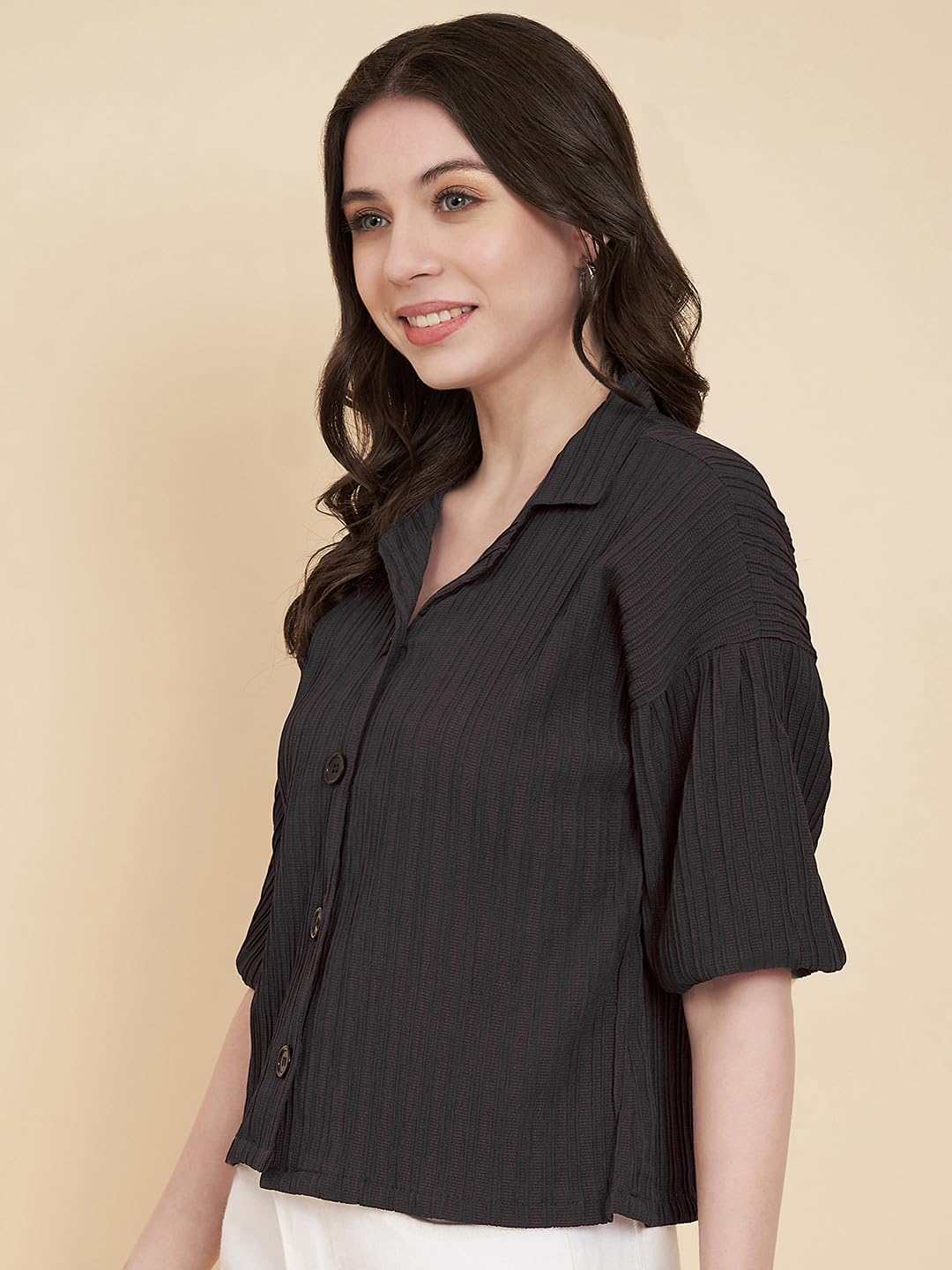 VAIRAGEE Women Cotton Blend Striped Pattern