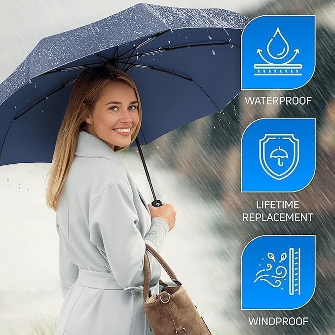 LivTee UV protection Automatic Open close Umbrella