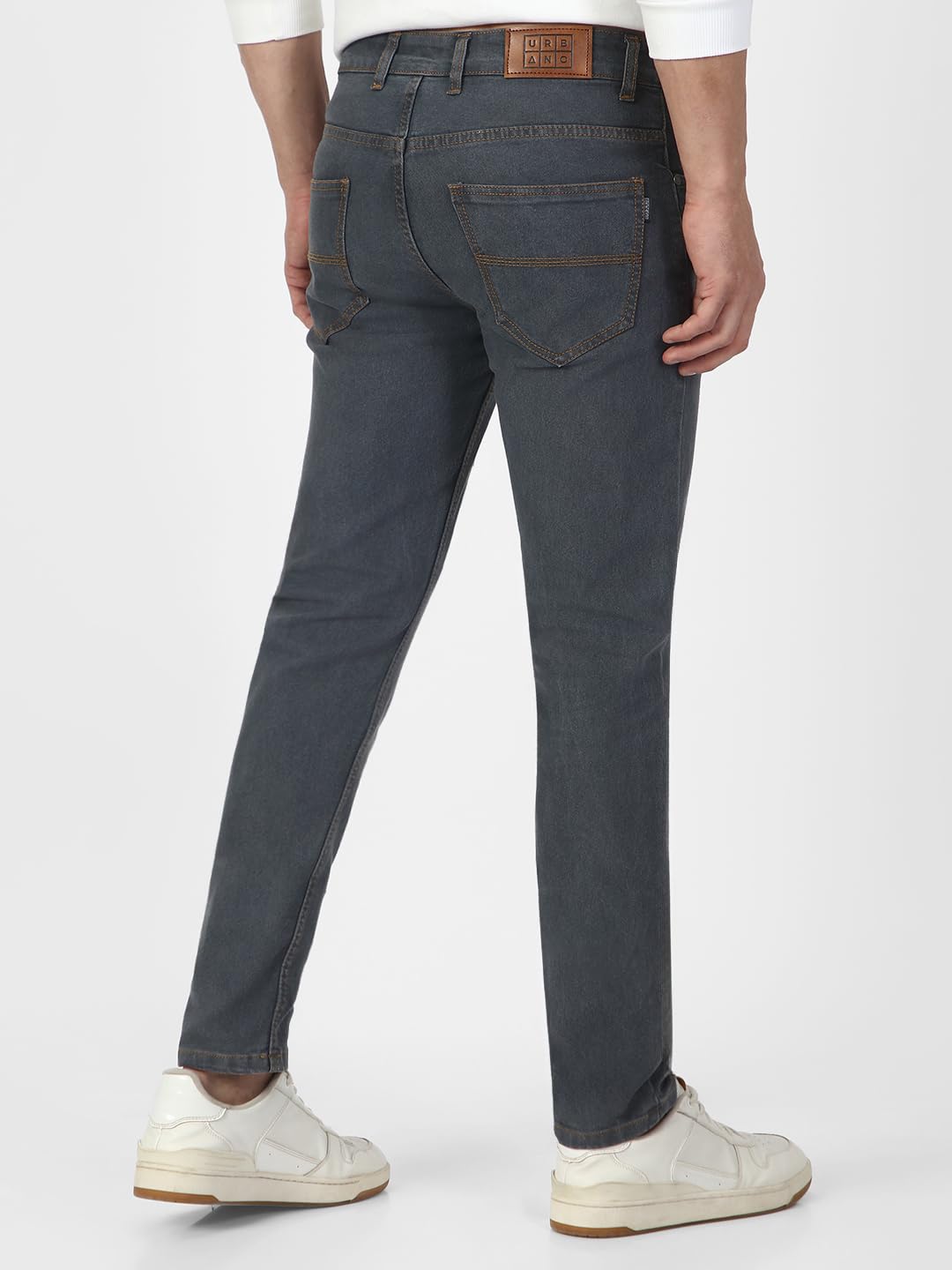 Urbano Fashion Men's Slim Fit Washed Jeans Stretchable