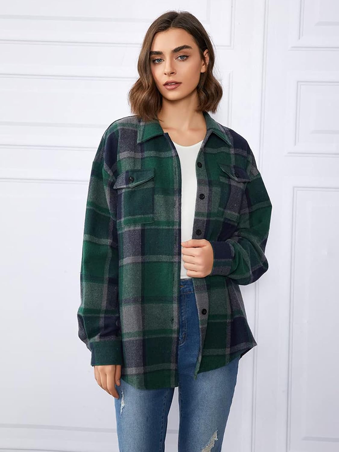 Trendy Queen Women's Printed Straight Mandarin Neck Shirt for Women's | Tops for Woman Shirts | Shirt for Women Stylish Western (SD778_S)