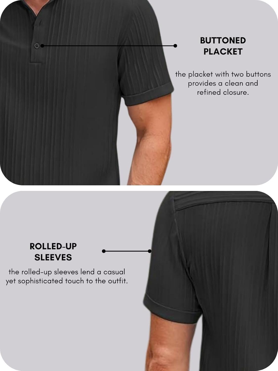 GRECIILOOKS Shirt for Men | Mens Casual Shirt