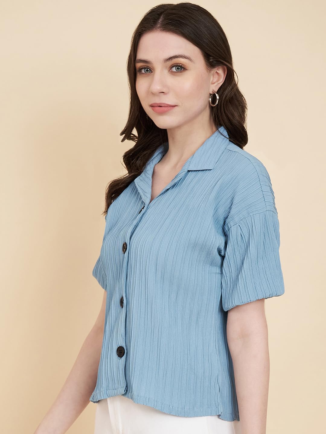 VAIRAGEE Women Cotton Blend Striped Pattern