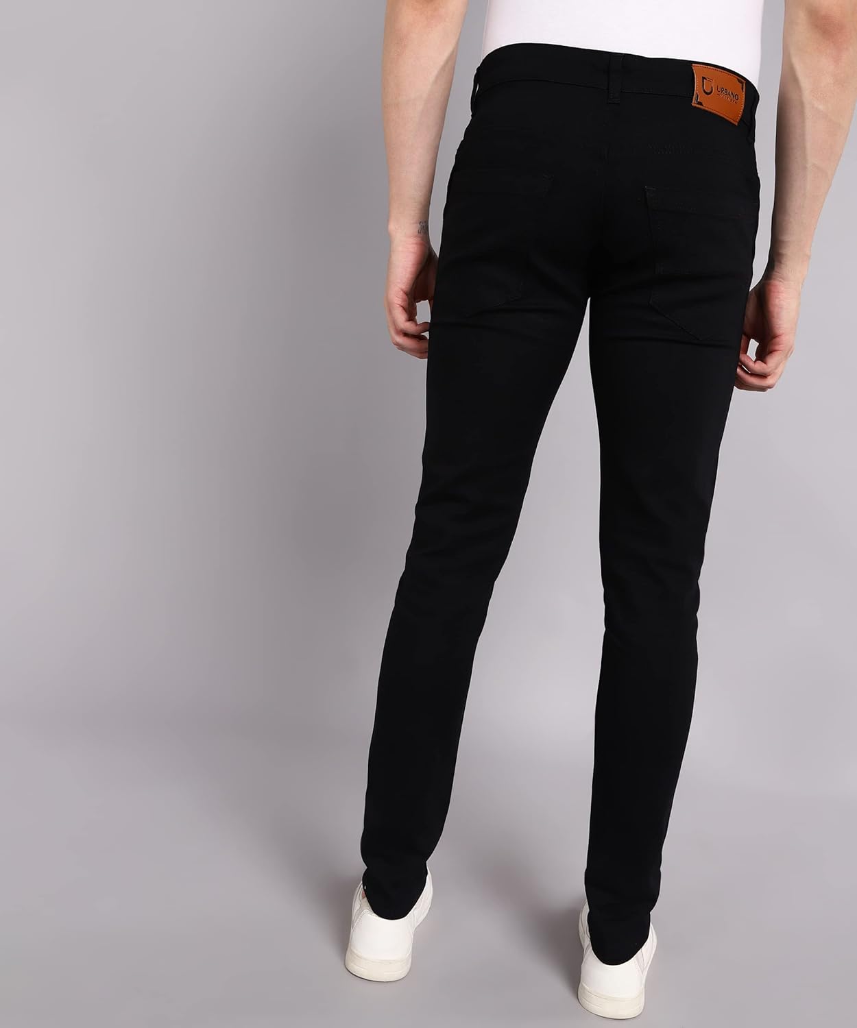 Urbano Fashion Men's Slim Fit Washed Jeans Stretchable