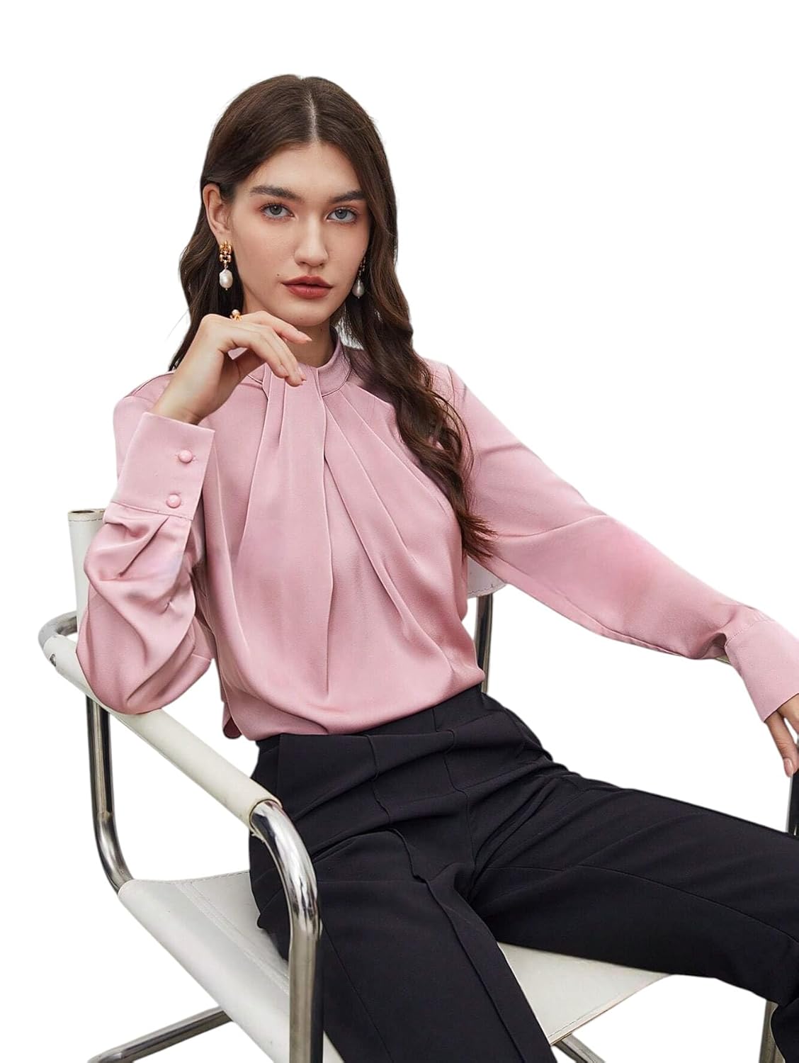 LITZO Top for Women Regular Fit Latest Stylish Office Wear Western Top (T-L-01-04)