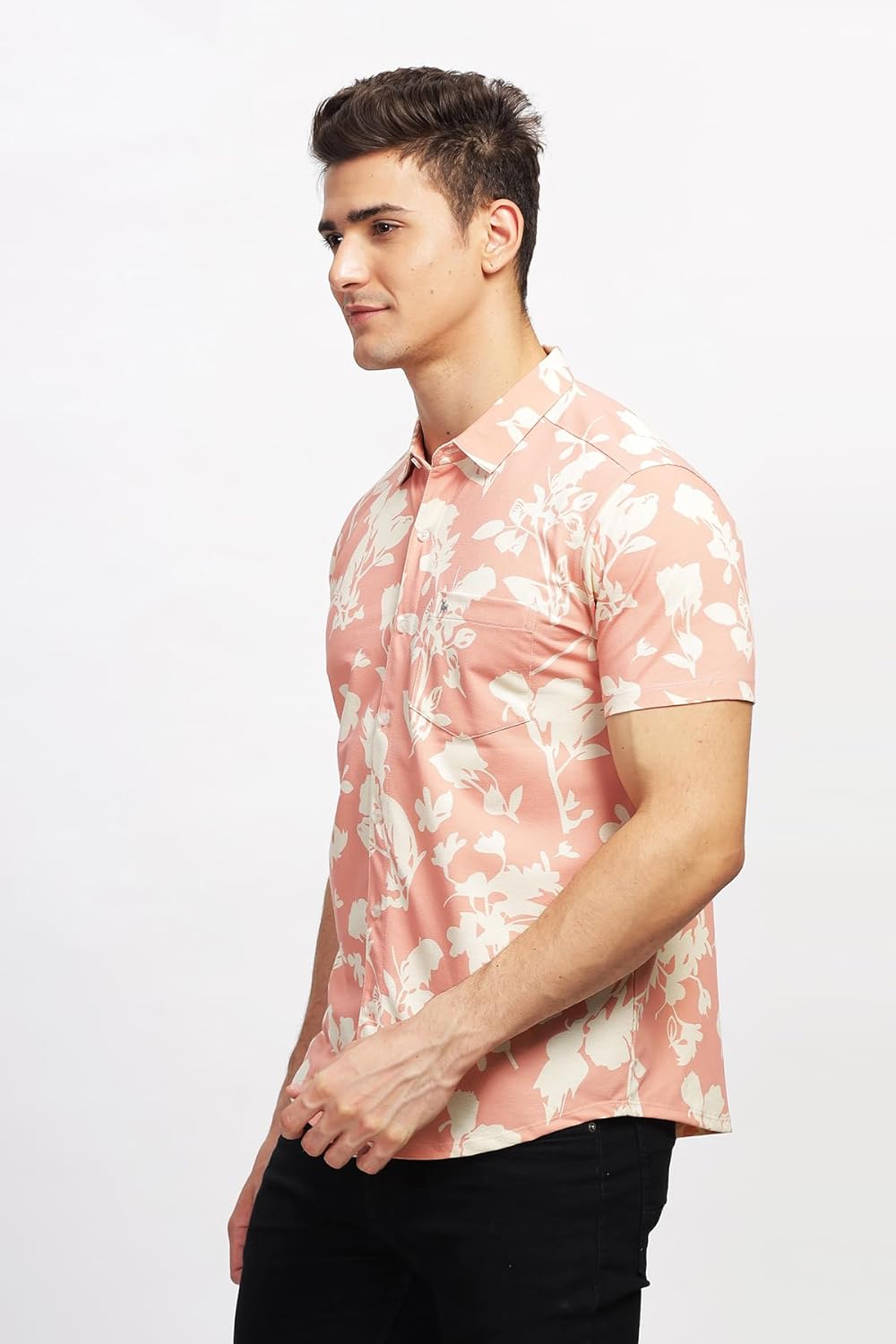 BULLMER Trendy Regular Fit Printed Causal Shirt for Men