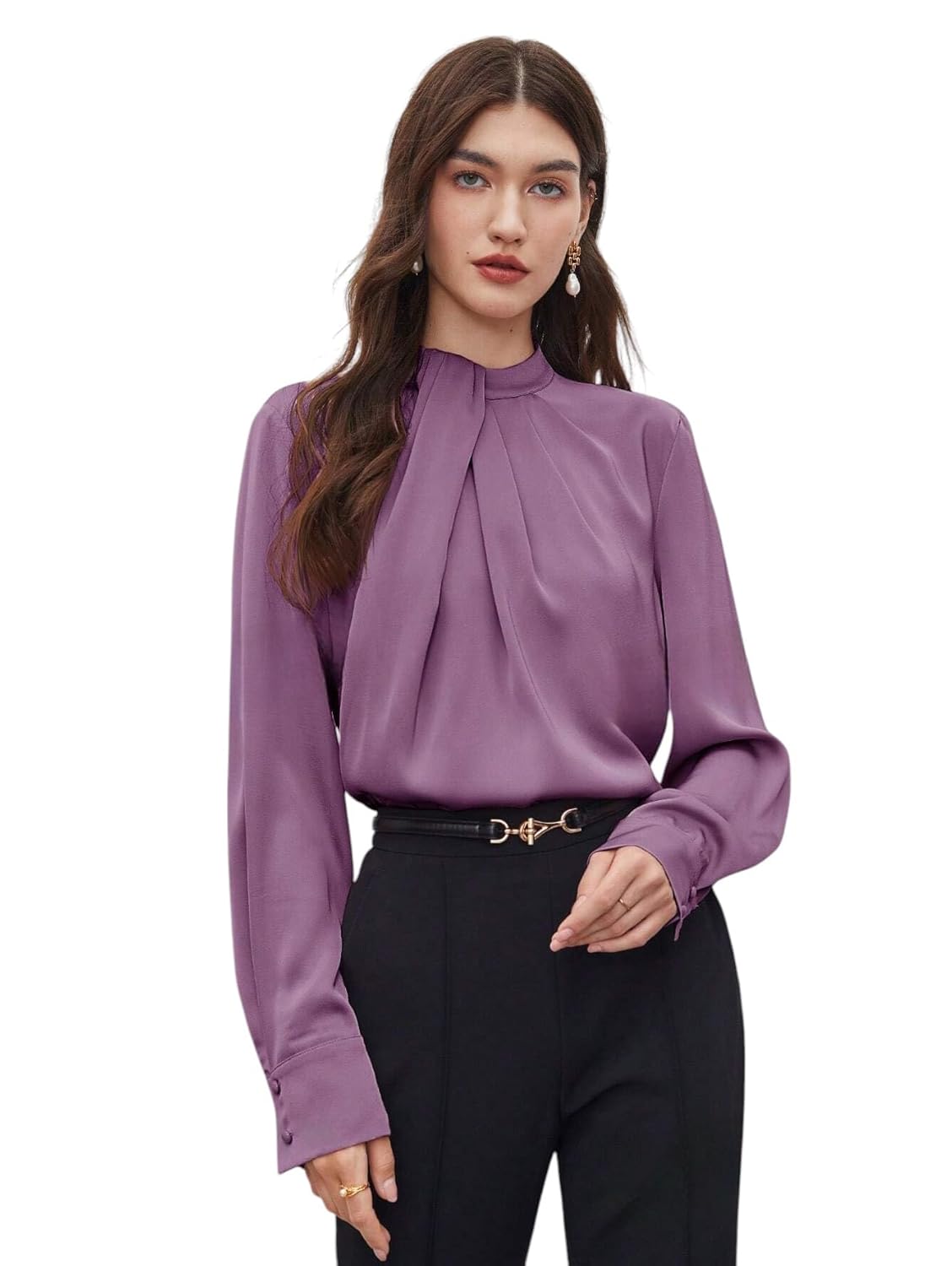 LITZO Top for Women Regular Fit Latest Stylish Office Wear Western Top (T-L-01-04)